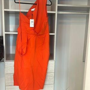 One shoulder Reiss dress size 10